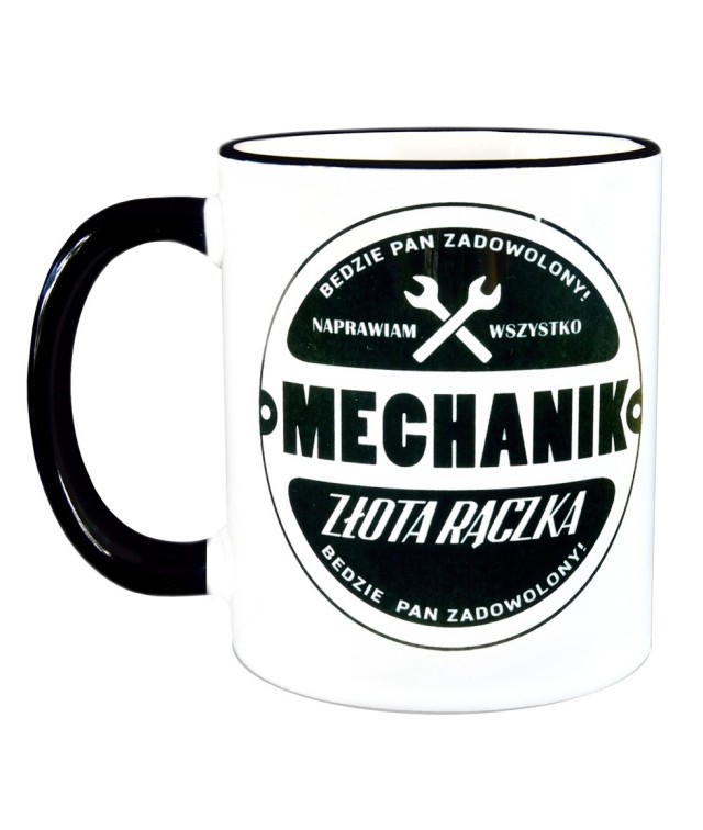 

Kubek dla Mechanika Złotej Rączki śmieszny Prezent