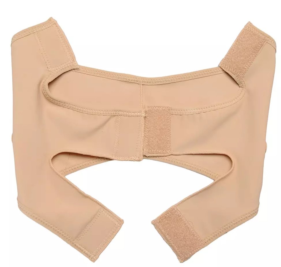 OPASKA SZARFA LIFTINGUJĄCA TWARZ PODBRÓDEK BEŻ M Stan opakowania oryginalne