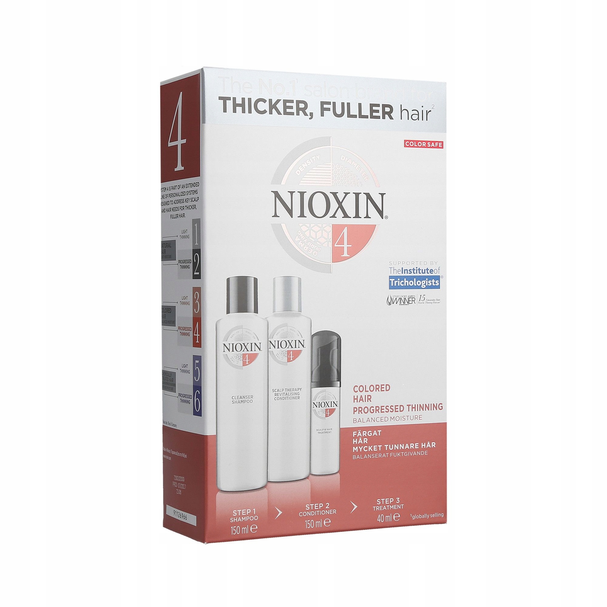 

Nioxin System 4 Zestaw Szampon Odżywka Kuracja