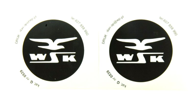 

Logo Naklejka Nalepka Na Bak Zbiornik Wsk