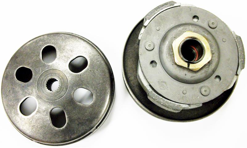 Вариатор скутера 139qmb. Gy6 150 Variator Clutch Bell. Сцепление 139qmb. Сцепление на скутер 139qmb. Задний шкив скутера 139qmb.