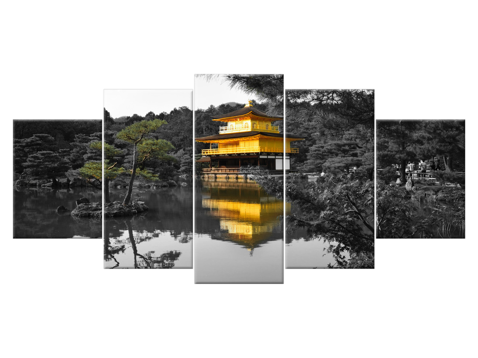 

Obraz Dom i Bonzai - Mith Huang 150x70 do salonu