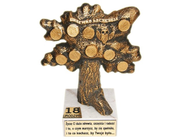 

Drzewko Szczęścia Na 18 Urodziny Statuetka