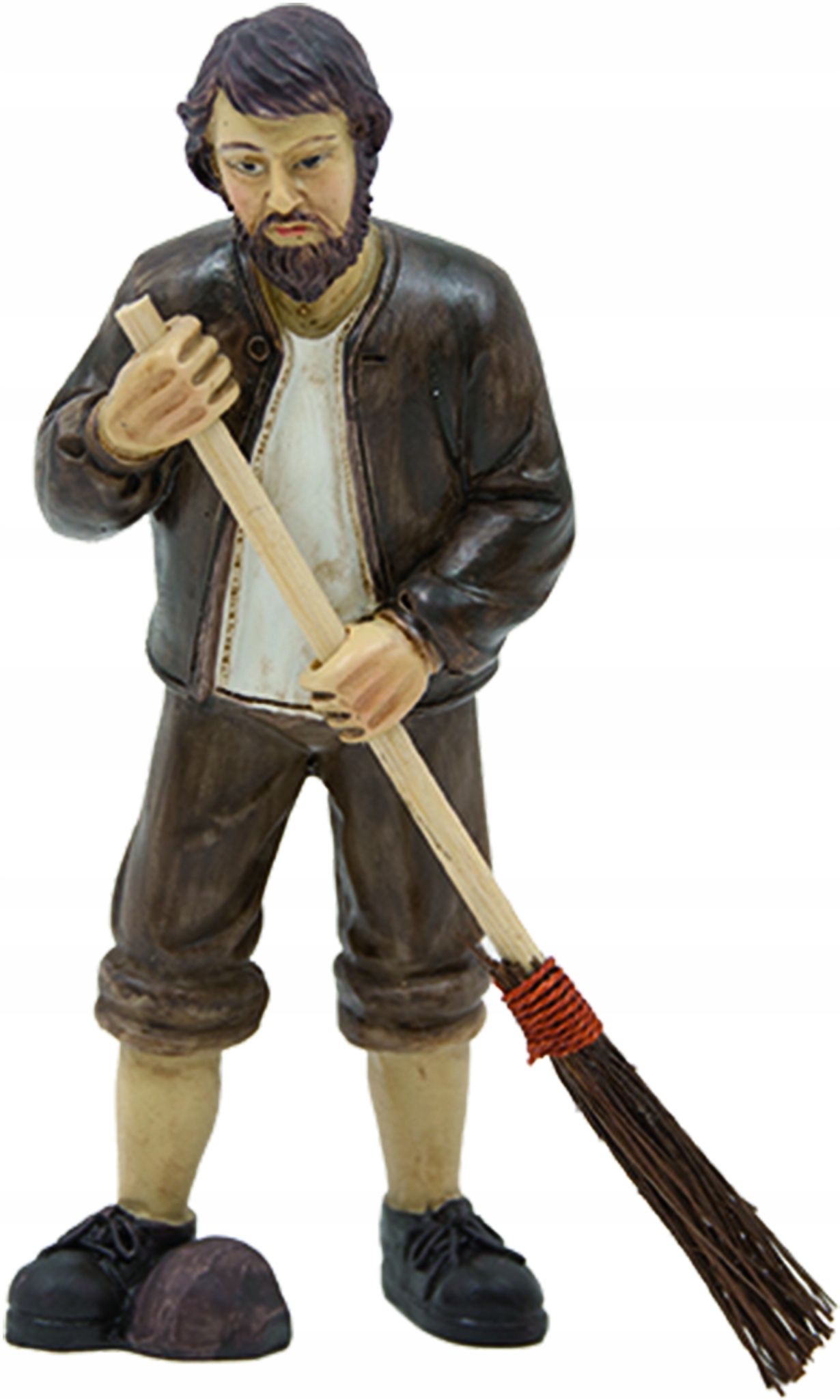

Gospodarz z miotłą- 8,8cm wys./ do fig. o wys. 9cm