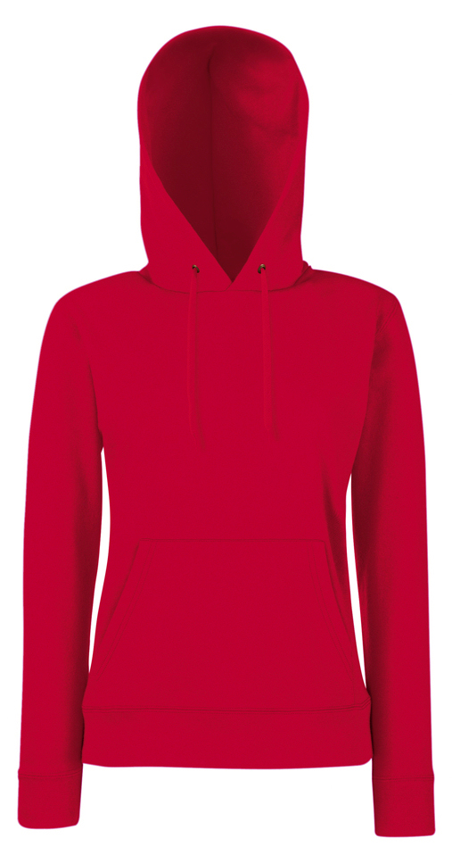 

Fruit Of The Loom Damska Bluza z Kapturem Red Xs