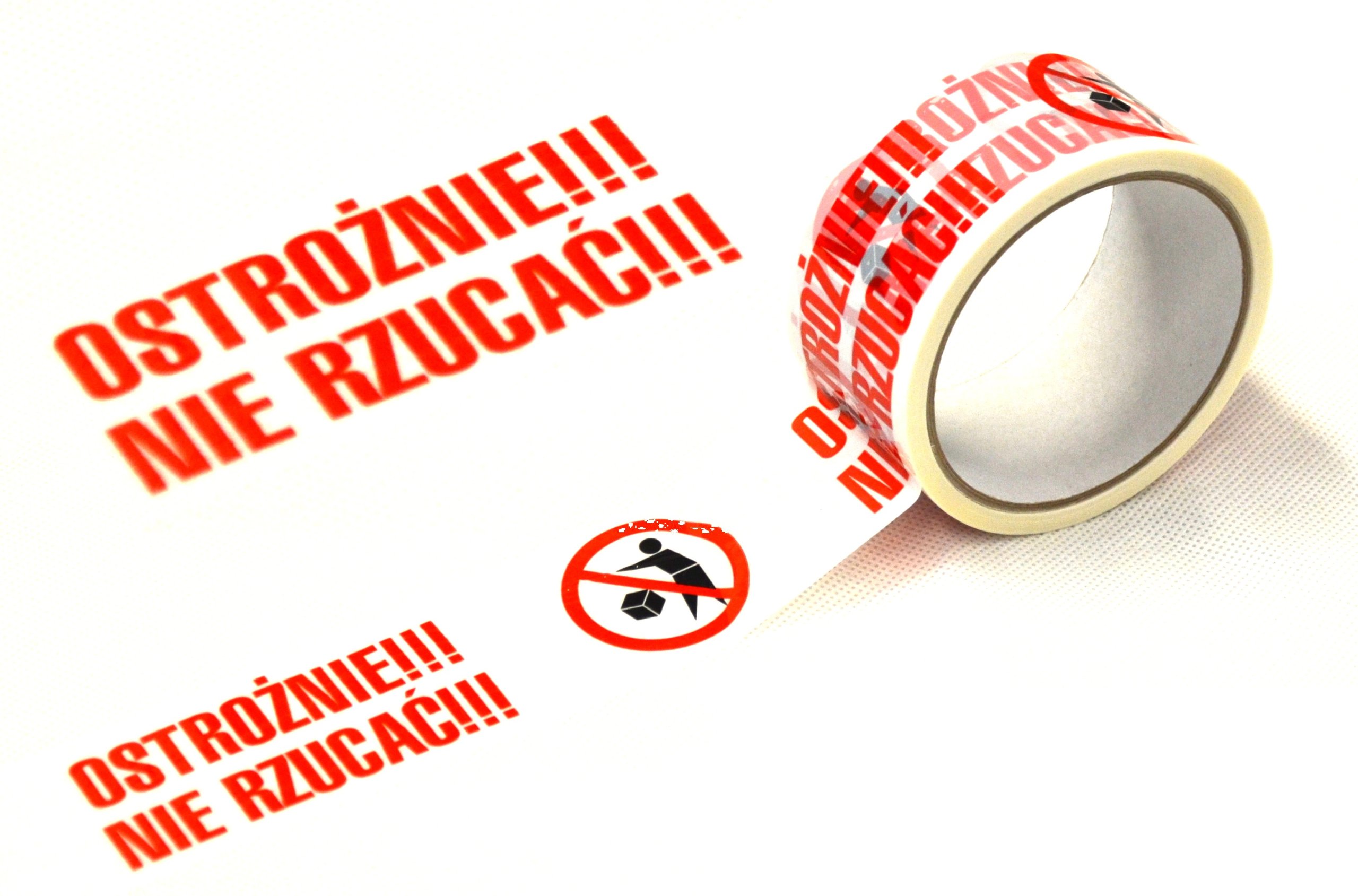 

Taśma Pakowa klejąca Ostrożnie Nie Rzucać 48/50,5m