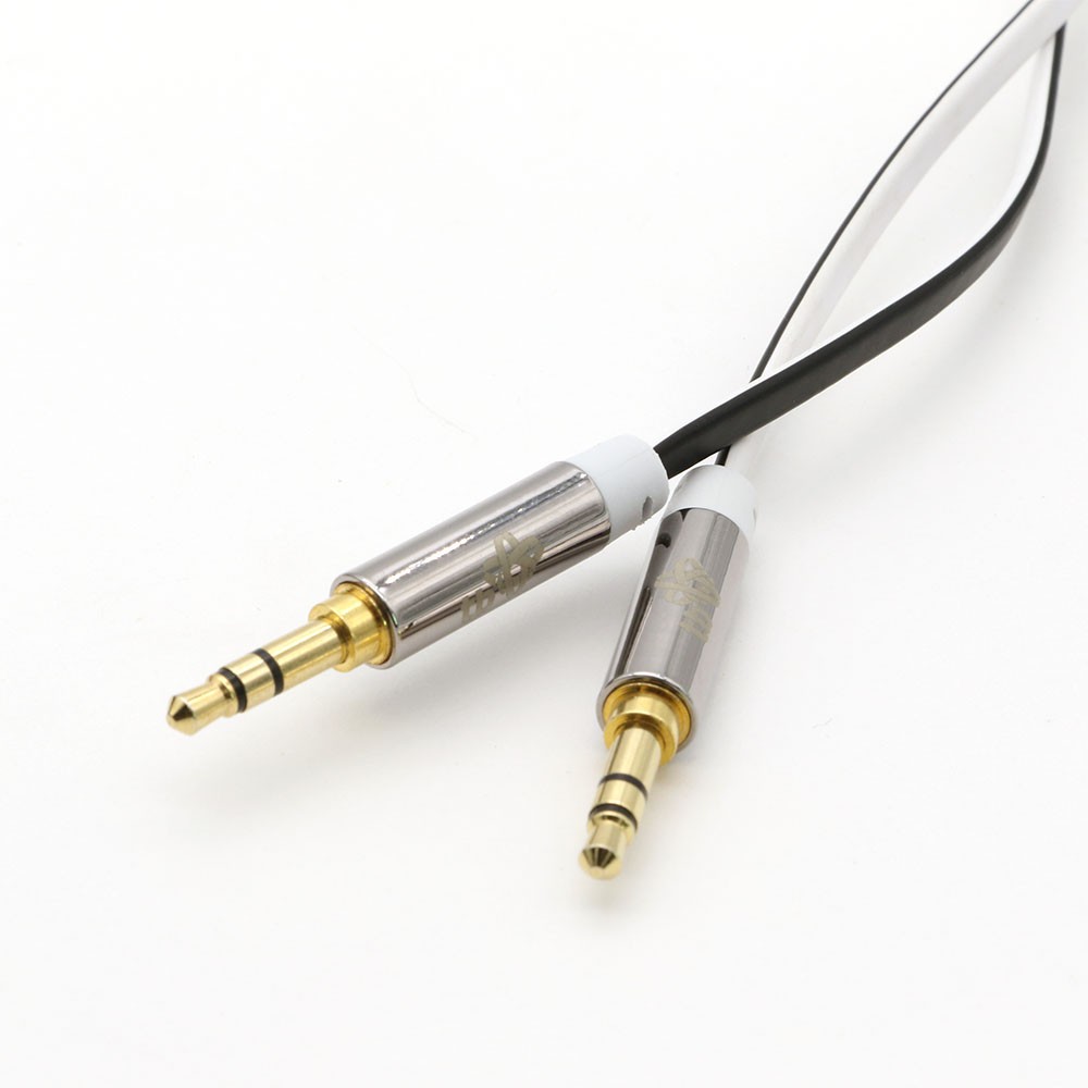 Tb Przewód Mini Jack 1,2m Kabel Złocony Płaski Aux