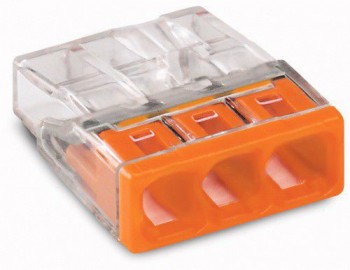 

Szybkozłączka kostka Wago drut 3x0,5mm-2,5mm Cz-wa