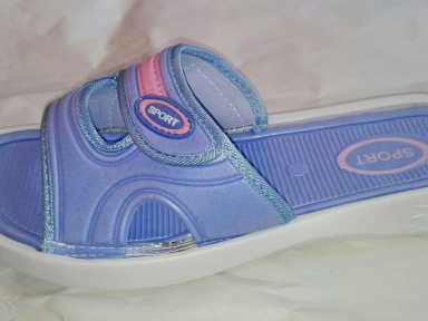 HIT KLAPKI GUMOWE DAMSKIE BASENOWE 39 DO WODY RZEP Wzór dominujący aztecki