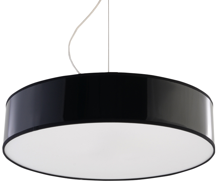

Lampa sufitowa wisząca Arena 45cm czarna Sollux