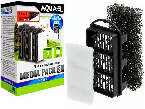 

Wkład Versamax Fzn Mini Carbomax 3 szt Aquael