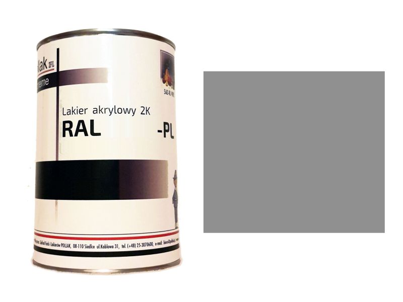 Lakier Akrylowy 2K RAL 7045 SZARY Telegrey 1 4 L