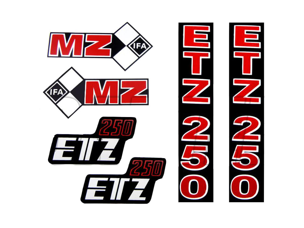 

Naklejki Naklejka Kalkomania Mz Etz 250