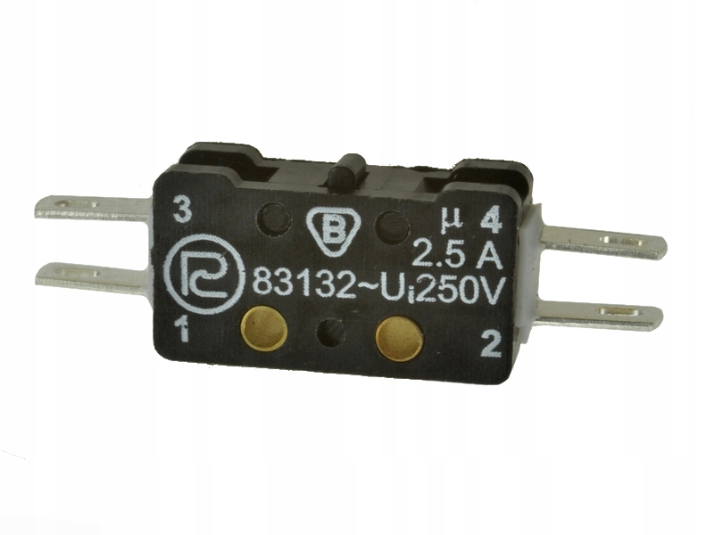 

Mikroprzełącznik 2,5A 250V 19,4x6,4x9,4mm IP40