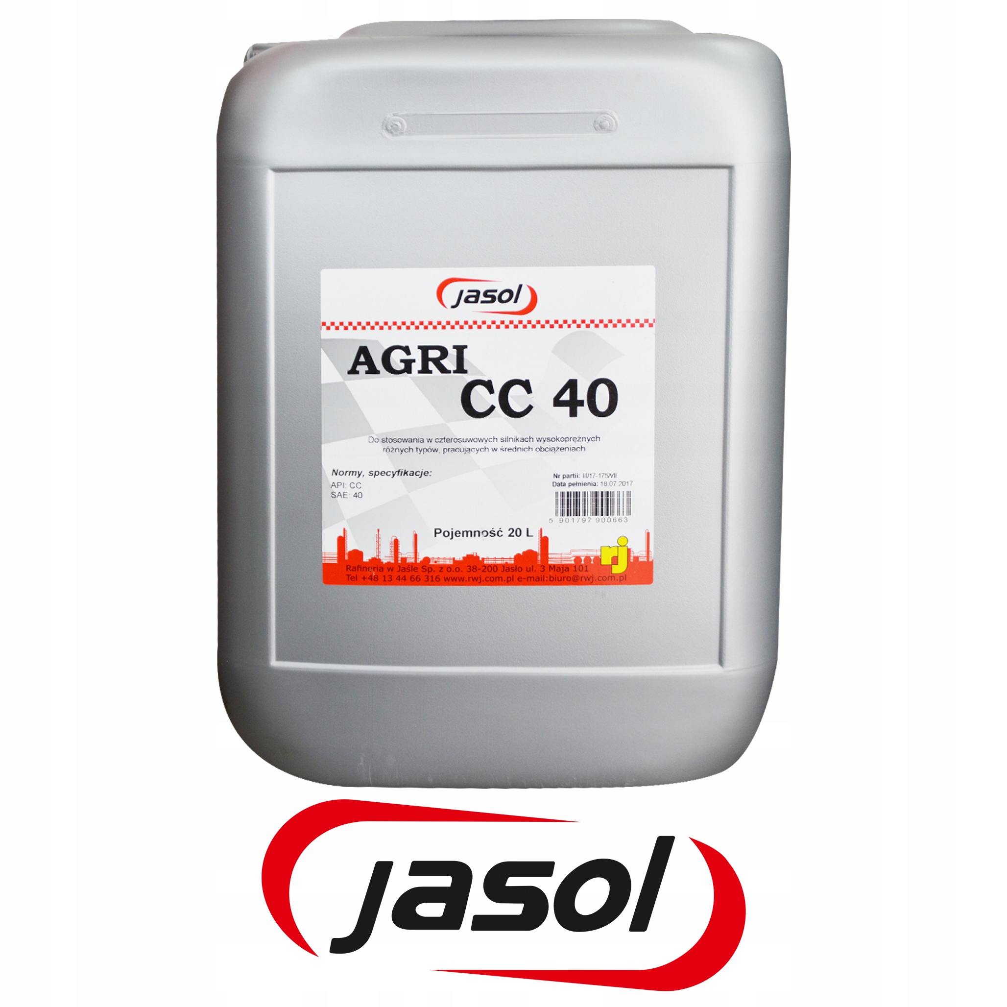 REVLINE E29195 Olej silnikowy Jasol (20L) 40 ,API CC
