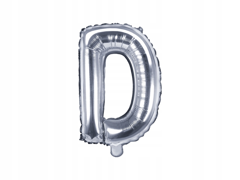 

Balon foliowy D srebrny 35cm 1szt FB2M-D-018