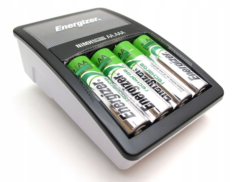 ŁADOWARKA ENERGIZER + 4 AKUMULATORKI R6 AA 2000mAh Liczba baterii 4 szt.