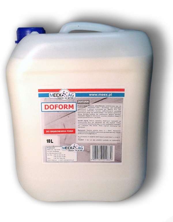 

Doform Antyadhezyjny Płyn Do Form/szalunków 10L
