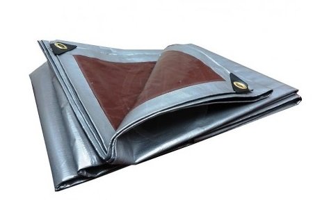 

Plandeka 4x6 Srebrno-brązowa Gruba 6x4m (210g/m2)