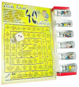 АЛКОГОЛЬНАЯ ИГРА НАСТОЛЬНАЯ 40-ЛЕТНЕГО ALKOCHIŃCZYK 40