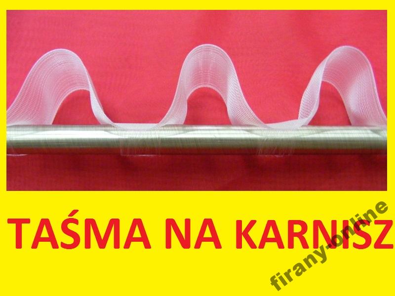 TAŚMA NA KARNISZ Z USZKAMI 5 CM ŻYŁKOWA Rodzaj taśmy