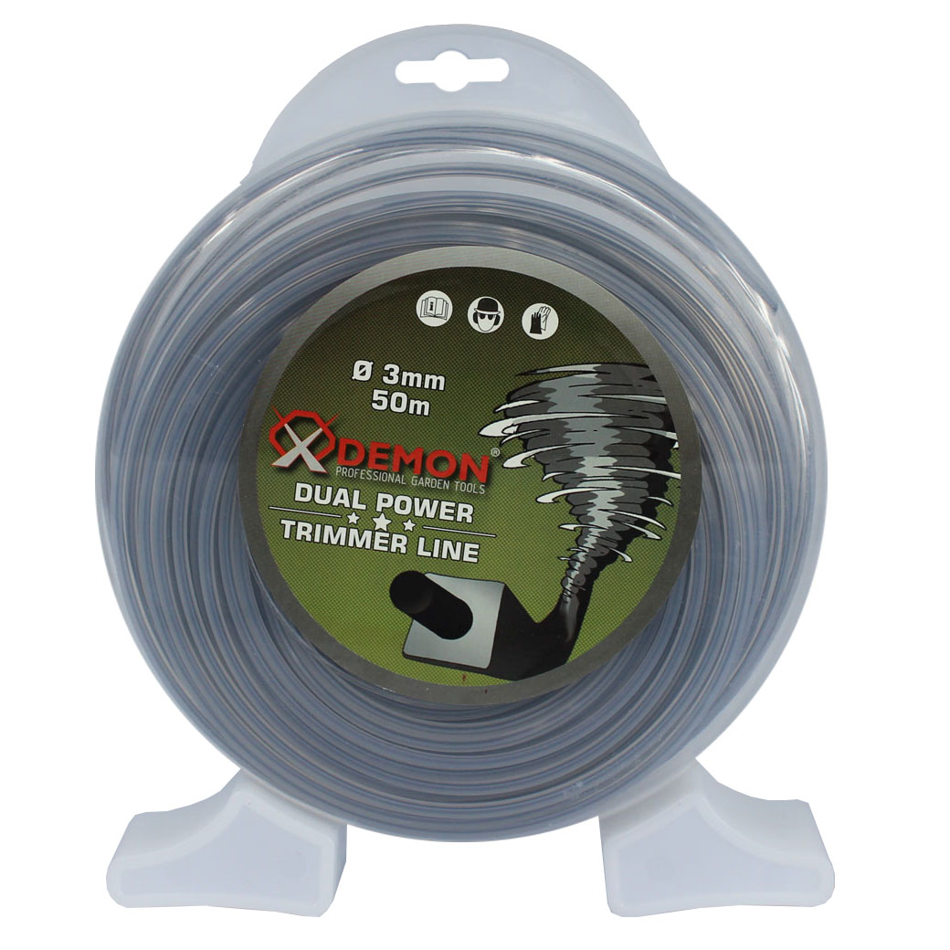 

Żyłka Tnąca Do Kosy Kwadrat 2.4mm x 50m Dual Power