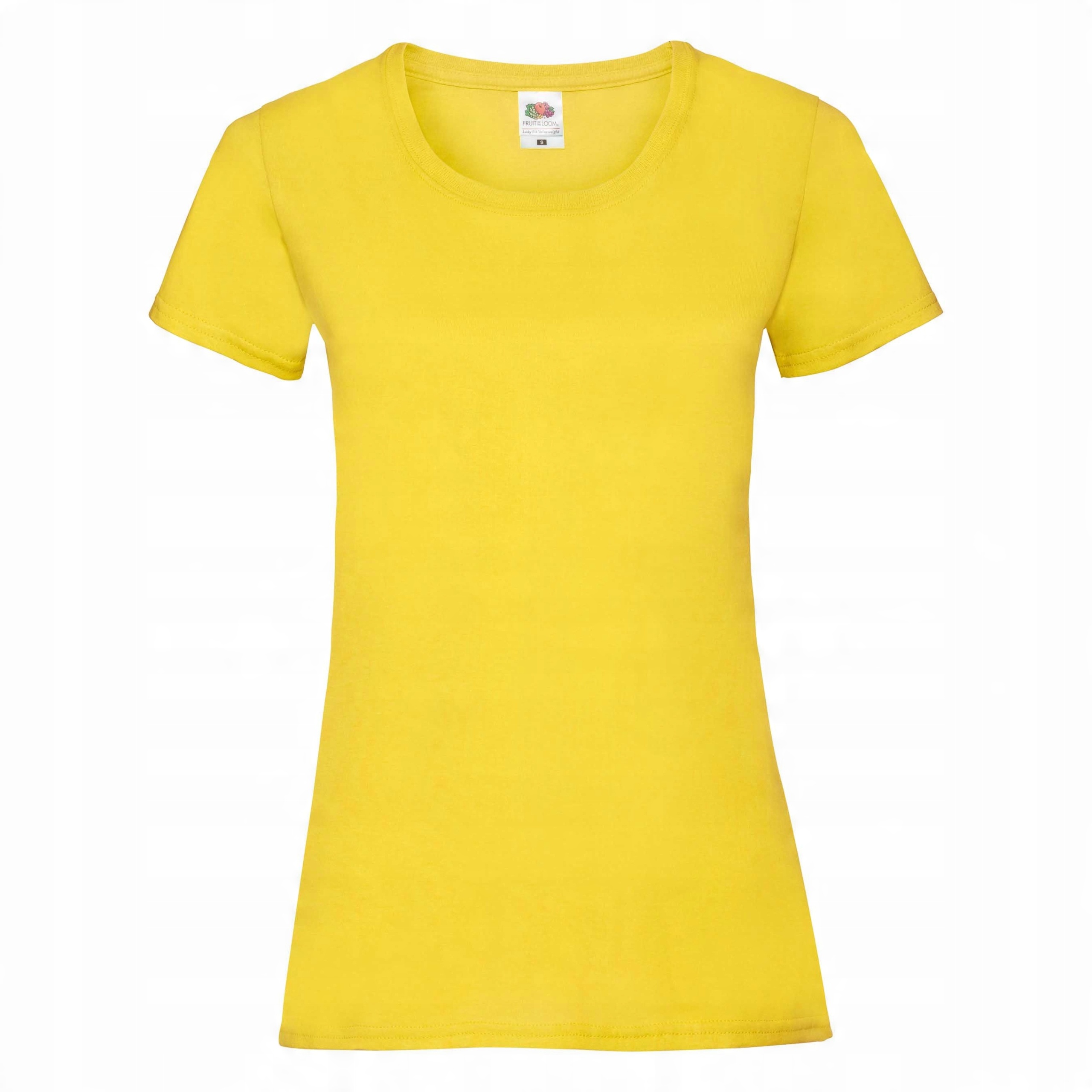 

Koszulka Damska Fruit Of The Loom T-shirt Yelo XXL
