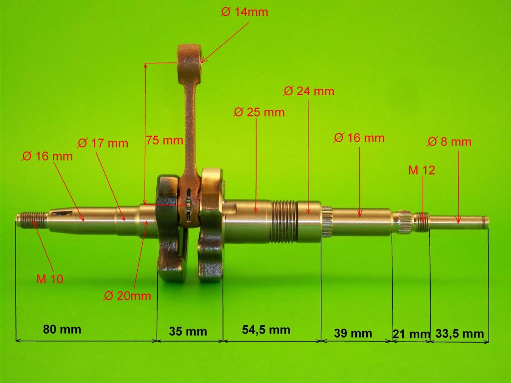WŁOSKI WAŁ MIKROCAR LIGIER silnik Morini Numer katalogowy części TIM7MECAD50