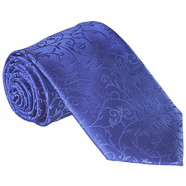 

Mikrofibra Krawat Męski Ornament Chabrowy g166