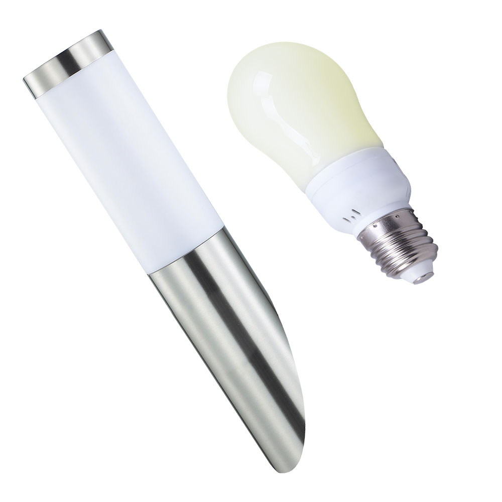 Zahradní šikmé nástěnné svítidlo žárovka