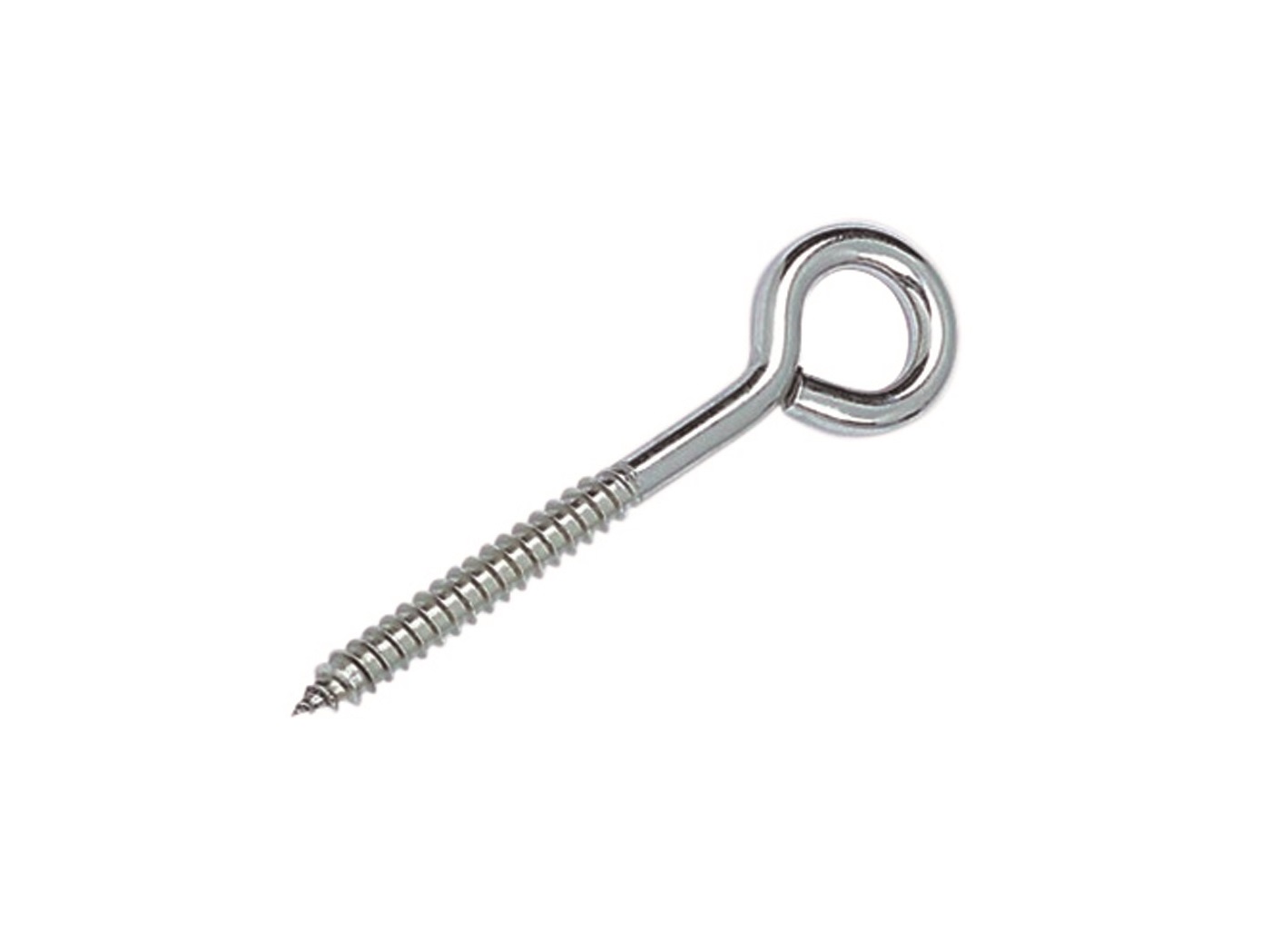 10 x Šrouby do dřeva s očkem Nerezový kyselinovzdorný 6x100 mm