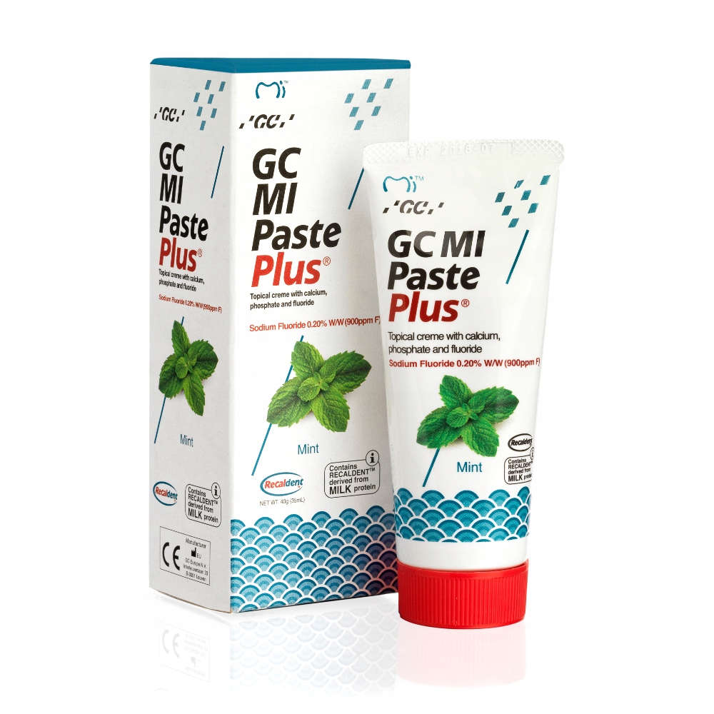 Zdjęcia - Pasta do zębów / płyn do płukania Gc MI Paste Plus ochronna pasta 35ml Mięta 