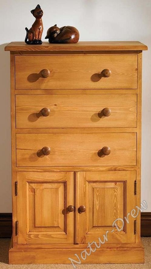 PRODUCENT- Nowa Drewniana Komoda RETRO 9 Nowość Montaż meble złożone