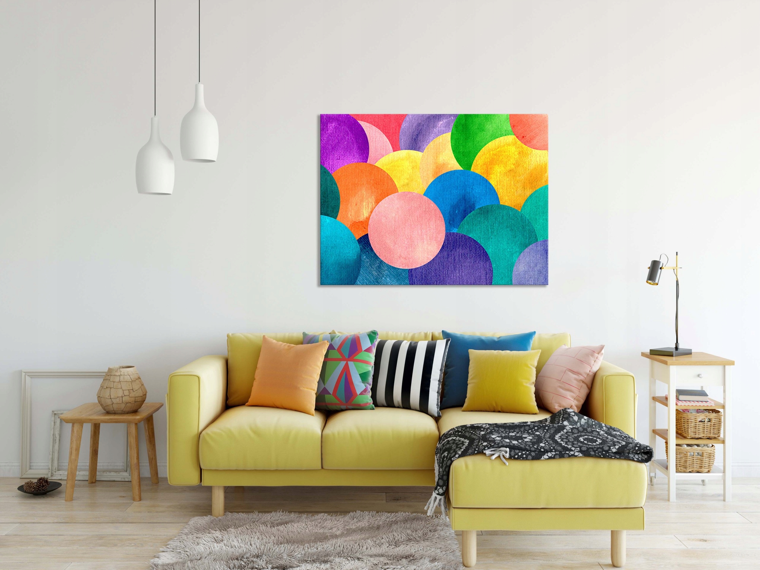 OBRAZ na płótnie ABSTRAKCJA 105693850 120x80 WZORY Wysokość produktu 80 cm