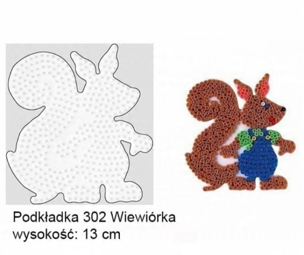 

Hama 302 Podkładki do Koralików Midi Wiewiórka