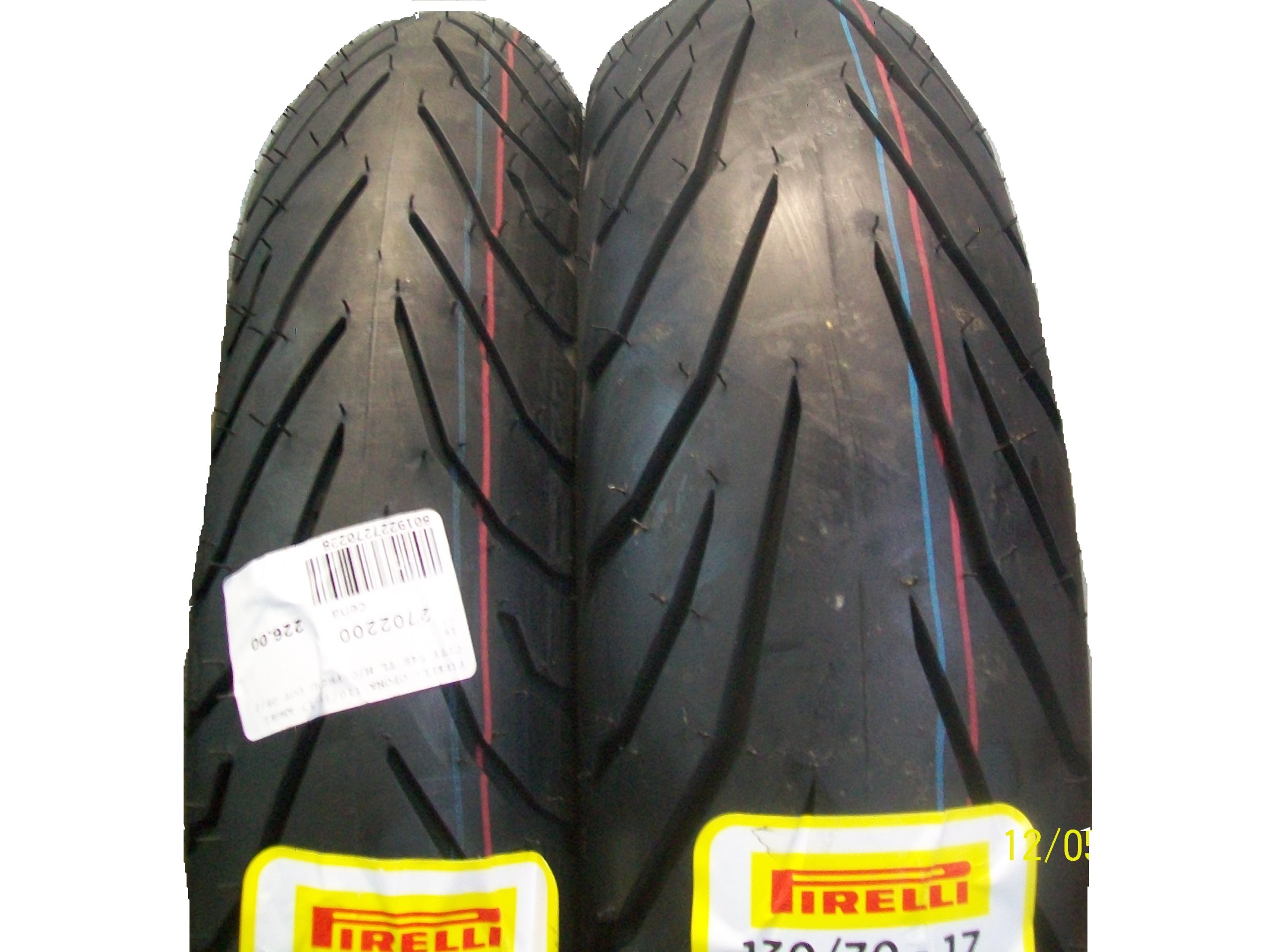 2 шины Pirelli CITY ANGEL 110/70-17 + 130/70-17
