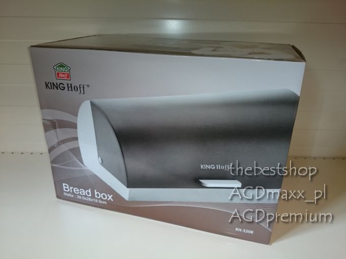 CHLEBAK Z CZARNYM ACRYLEM stalowy ELEGANCKI Rodzaj jednoczęściowy