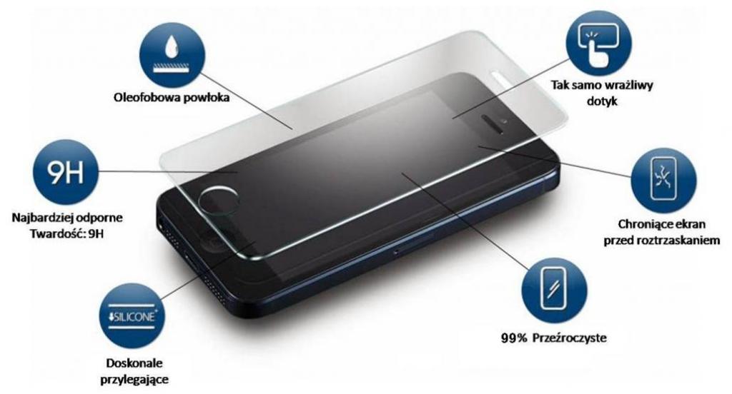 

Nowe Szkło Hartowane Twardość 9H Zte A452 F-VAT23%