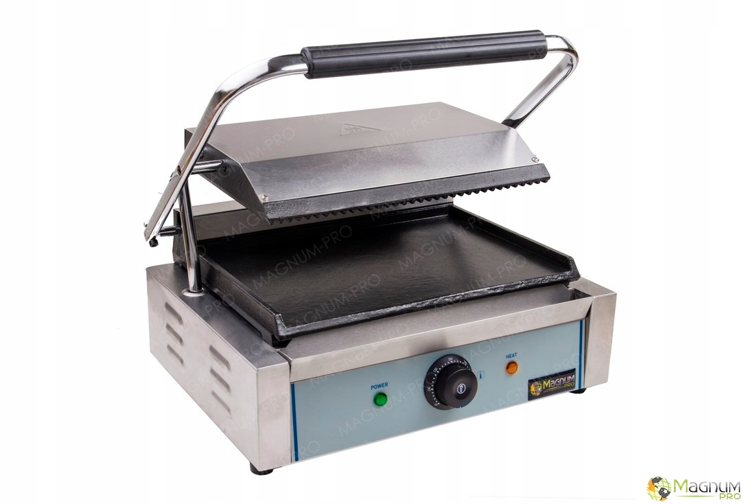 MAX GRILL KONTAKTOWY OPIEKACZ PANINI GŁADKI/RYF Waga produktu z opakowaniem jednostkowym 20 kg