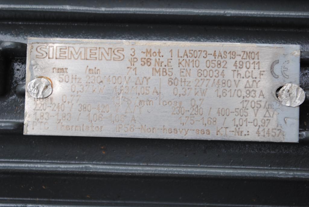 Motoreduktor 0.37kw. 230obr./min.. STQBER! Marka inny