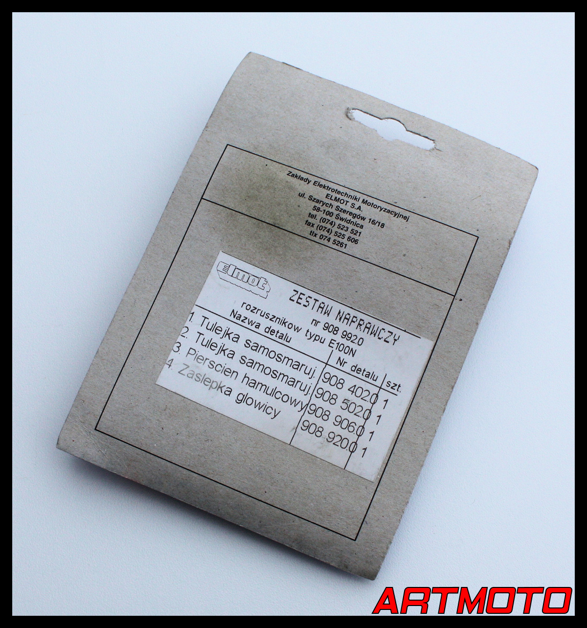 ZESTAW NAPRAWCZY ROZRUSZNIKA FIAT 125p FSO POLONEZ Producent części Inny