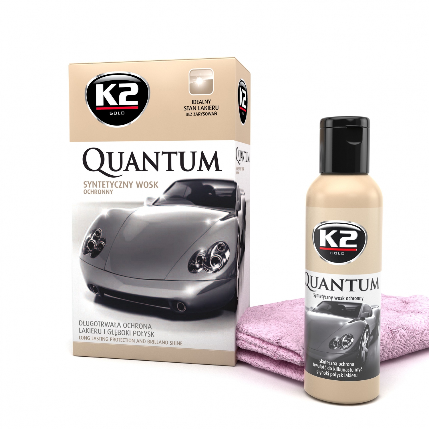 

K2 Quantum Wosk Syntetyczny Zabezpieczający 140g