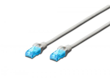 Patch cord F-utp kat. 5e 10m szary Digitus DK-1522-100