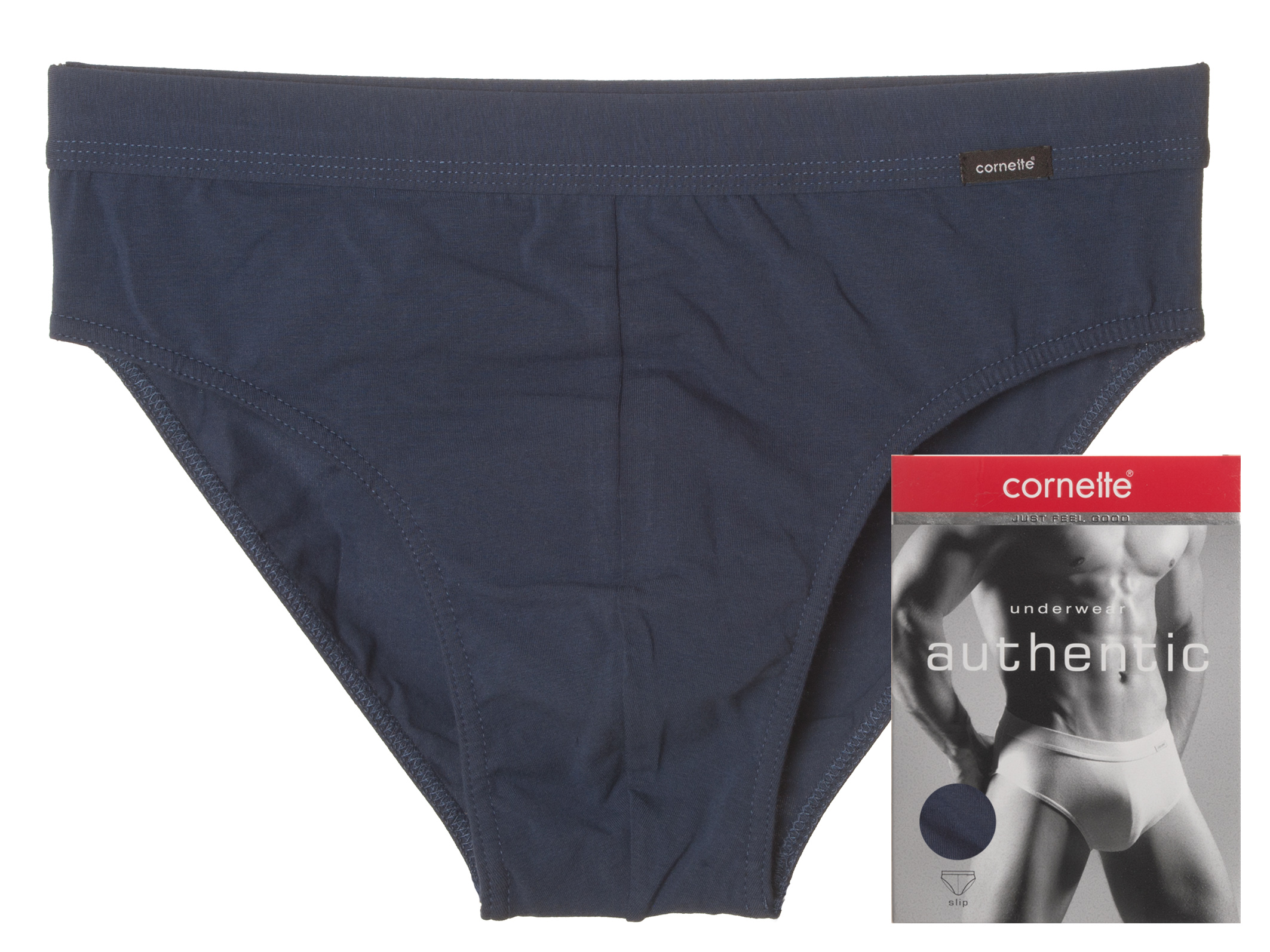

Cornette Authentic Slipy bawełna grafit rozm. XL