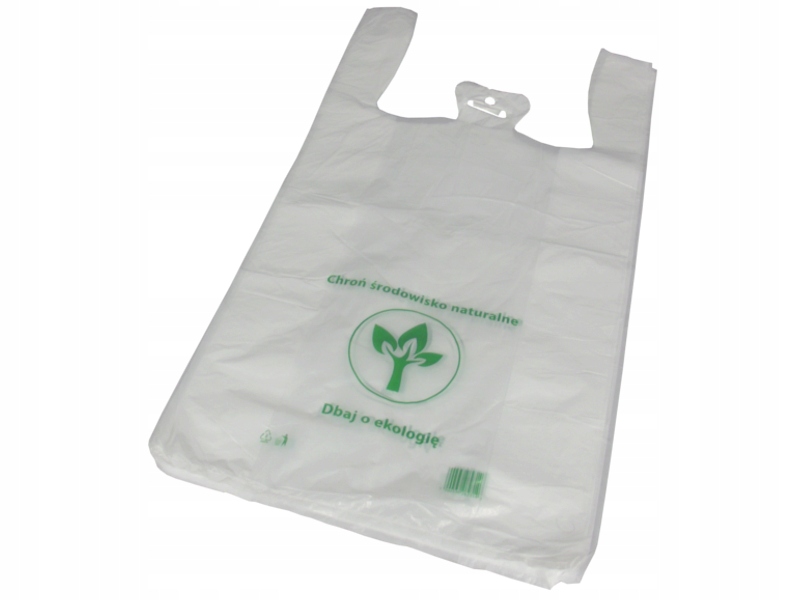 

Reklamówki Hdpe nadruk bio 25x45 eko 200szt.