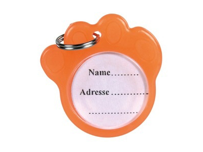 

Adresówka identyfikator do obroży Fosforyzująca