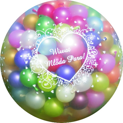 

Balon Strzelający Gigant Balony Wesele Ślub 1 kpl.