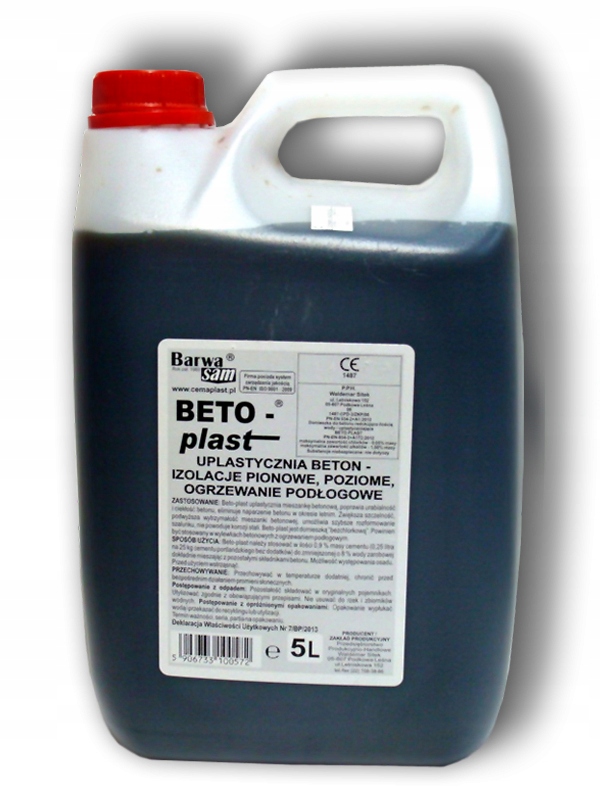 

Beto-plast-uplastycznia Beton,izolacje Poz/pion 5L
