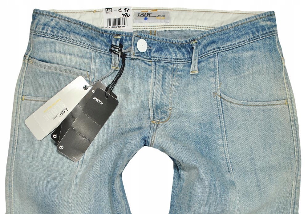 LEE nohavice BOOTCUT low BLUE jeans BLAINE W28 L33