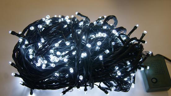 

Lampki Choinkowe Led 300 Biały Zimny 23M Choinka
